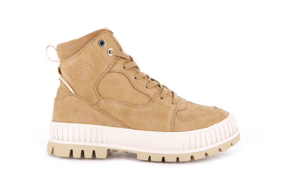 Zapatillas Palladium PALLASHOCK HI SNK Mujer Marrones | Costa Rica-81029